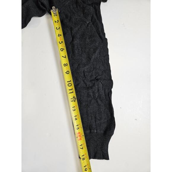 J Crew Dark Gray Crewneck Sweater Medium - Picture 7 of 7